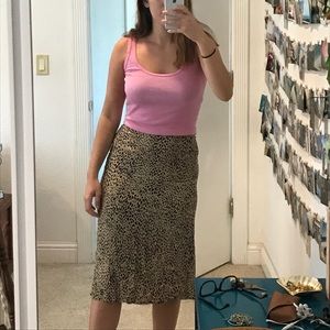 Brandy Melville Cheetah Skirt